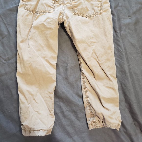Khaki Lined Pants Adjustable Drawstring F&F Kids 18-24 Month Size 100% Cotton - Picture 4 of 4
